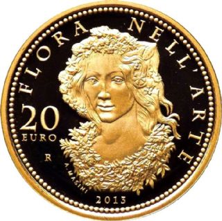 Marengo 20 Euro 2013 - Flora nell'Arte